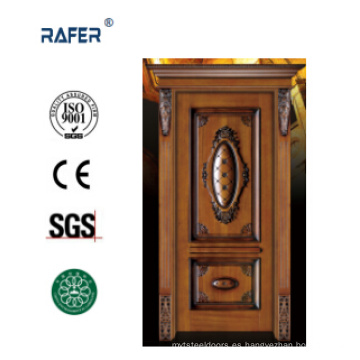 Puerta interior de madera / Puerta de madera maciza (RA-N001)